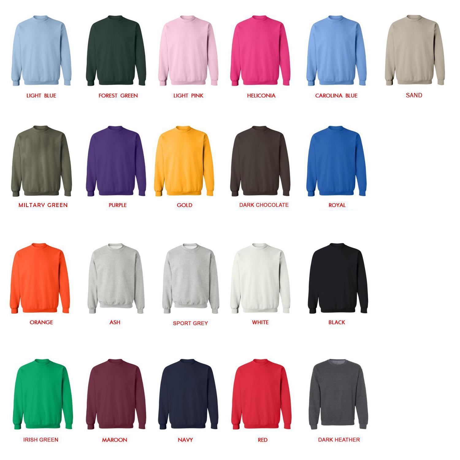 sweatshirt color chart - Kamisama Kiss Store