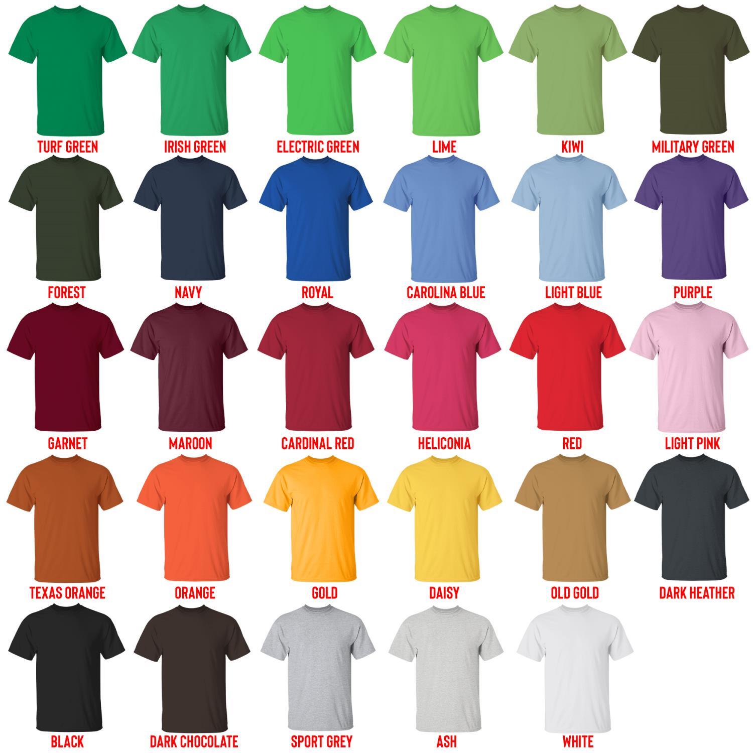 t shirt color chart - Kamisama Kiss Store