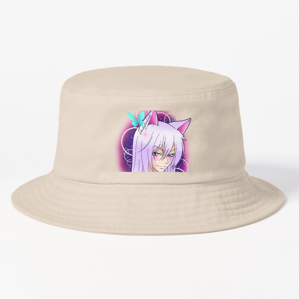 Tomoe And Flower Clip Bucket Hat