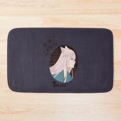 Retro Vintage Tomoe Kitsune Bath Mat