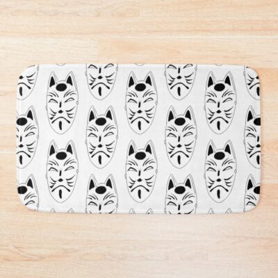 Kitsune Mask Bath Mat