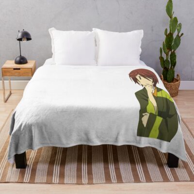 Kurama Kamisama Kiss Anime Sticker Throw Blanket