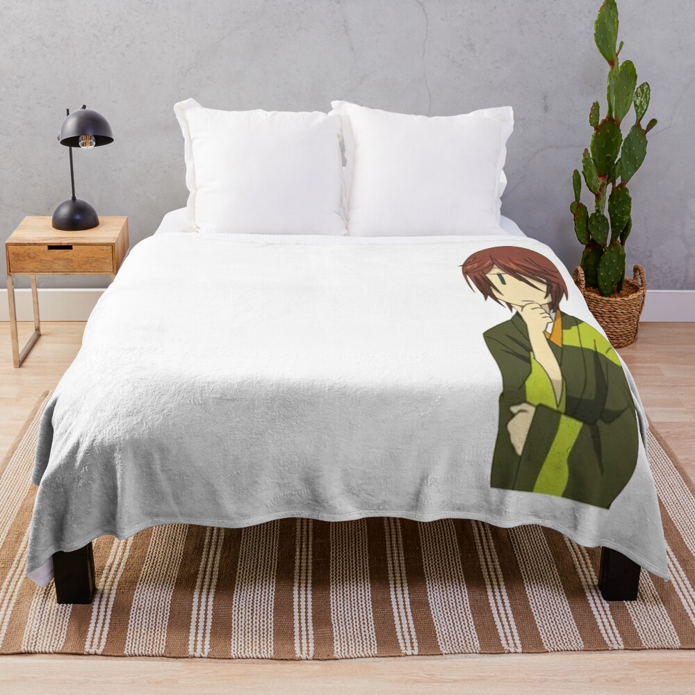 Kurama Kamisama Kiss Anime Sticker Throw Blanket