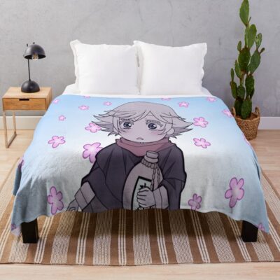 Mizuki With Sake Background Kamisama Kiss Throw Blanket