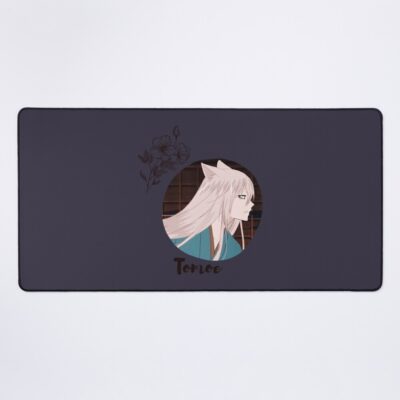 Retro Vintage Tomoe Kitsune Mouse Pad