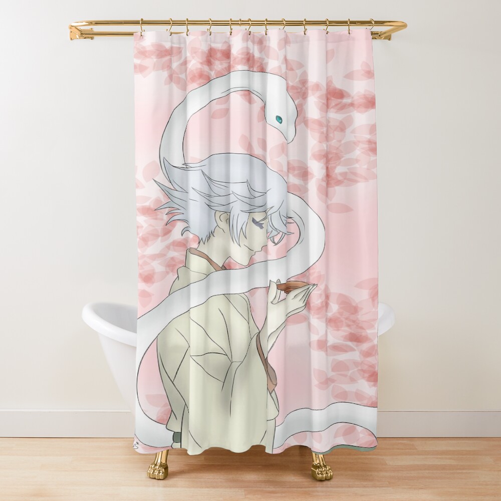 Kamisama Kiss Mizuki Drinking Sake Shower Curtain