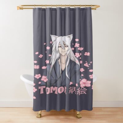 Tomoe Kamisama Cherry Blossom Petals Shower Curtain