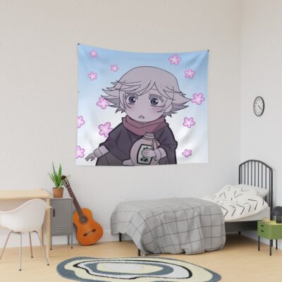 Mizuki With Sake Background Kamisama Kiss Tapestry