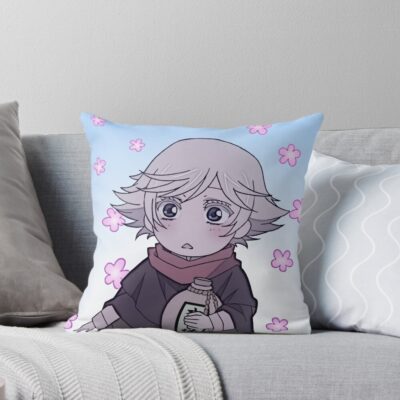 Mizuki With Sake Background Kamisama Kiss Throw Pillow