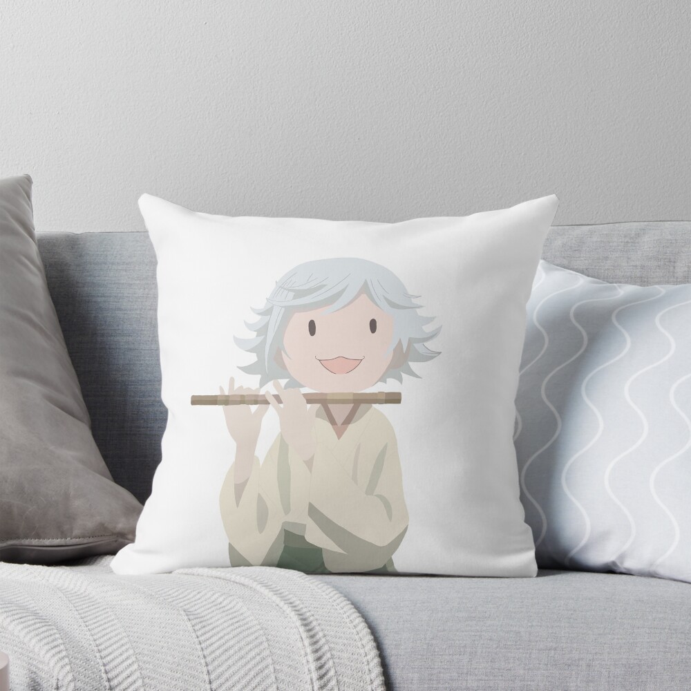 Kamisama Kiss Mizuki With His Flute Throw Pillow