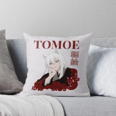 Tomoe Red Kamisama Throw Pillow