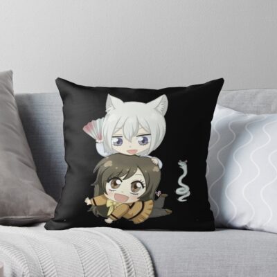 Nanamy And Mizuki Throw Pillow